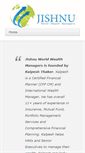 Mobile Screenshot of jishnuwealth.com