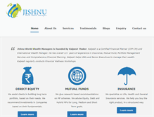 Tablet Screenshot of jishnuwealth.com